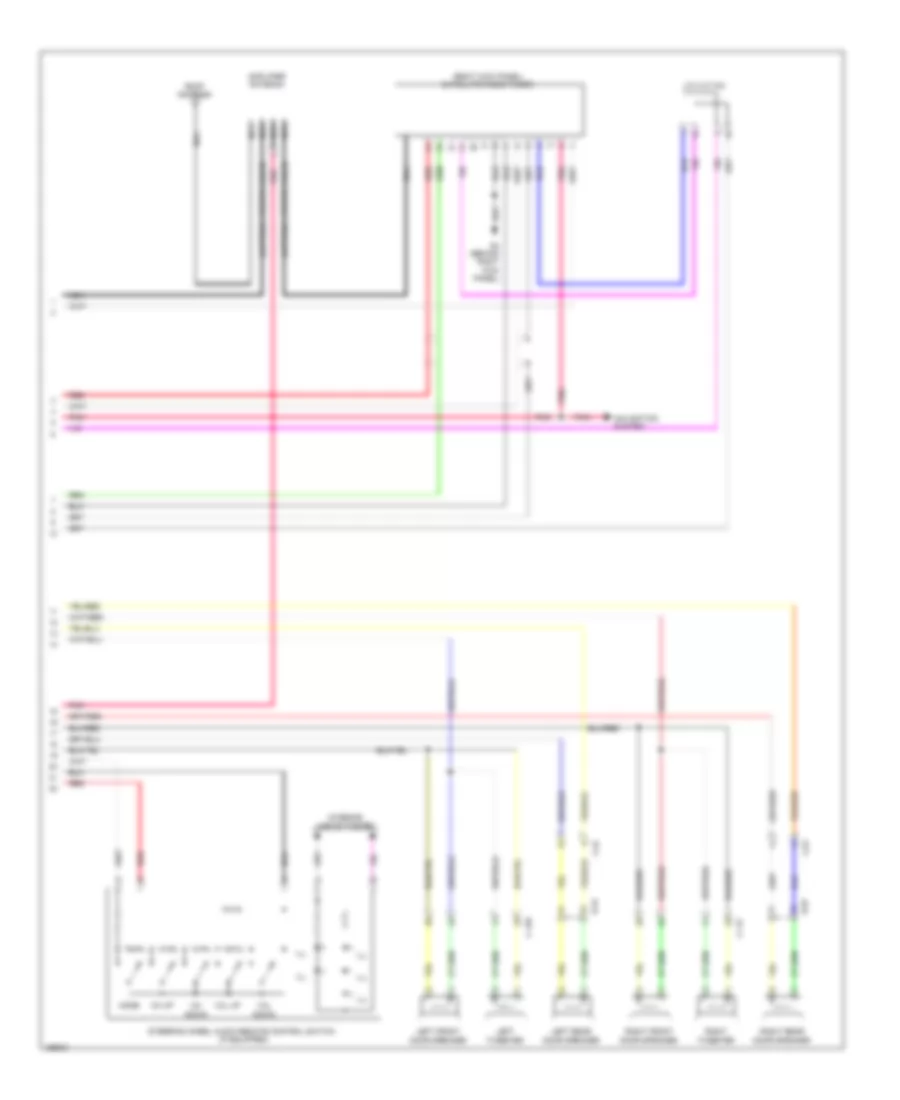 Radio Wiring Diagram Evolution without Multi Communication System without Amplifier 2 of 2 for Mitsubishi Lancer ES 2014
