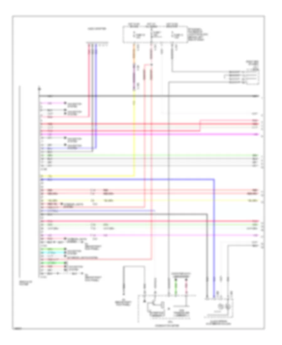 Radio Wiring Diagram Except Evolution without Multi Communication System with Amplifier 1 of 3 for Mitsubishi Lancer ES 2014