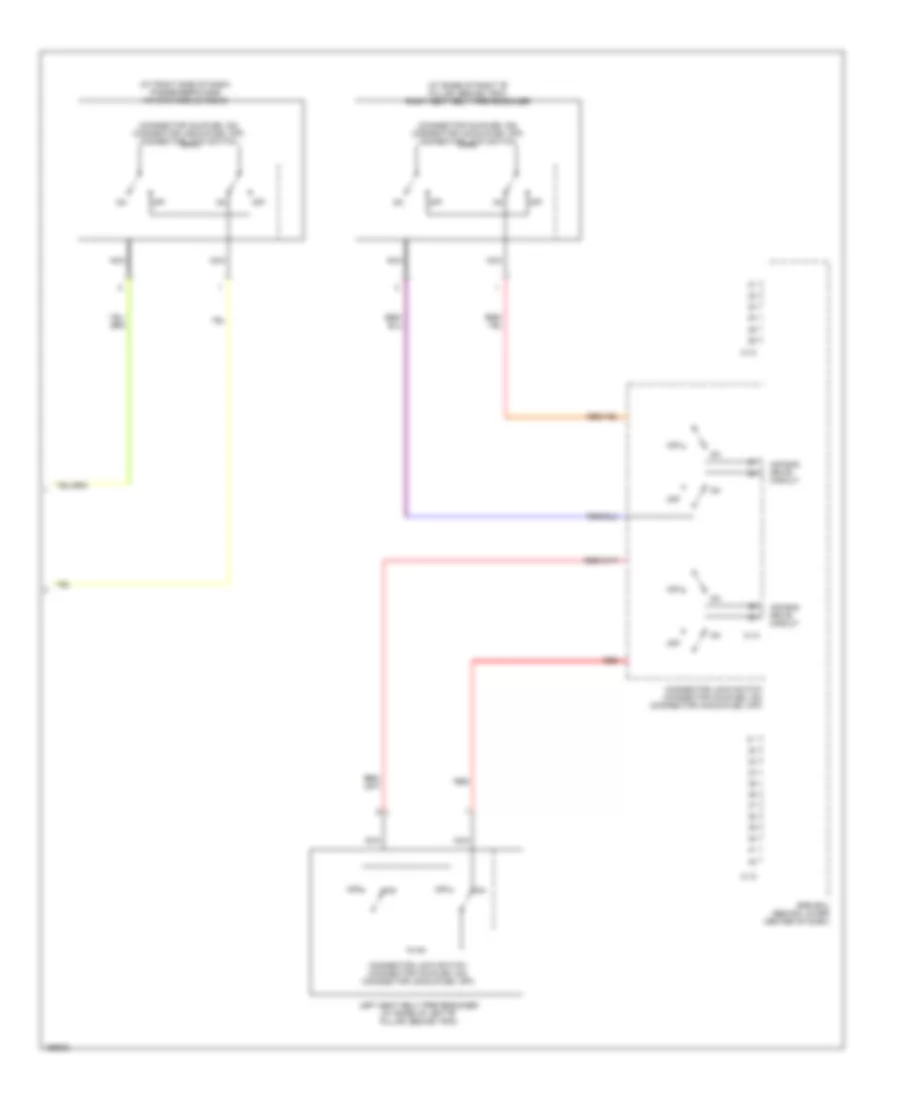 Supplemental Restraints Wiring Diagram Evolution 2 of 2 for Mitsubishi Lancer Ralliart 2004