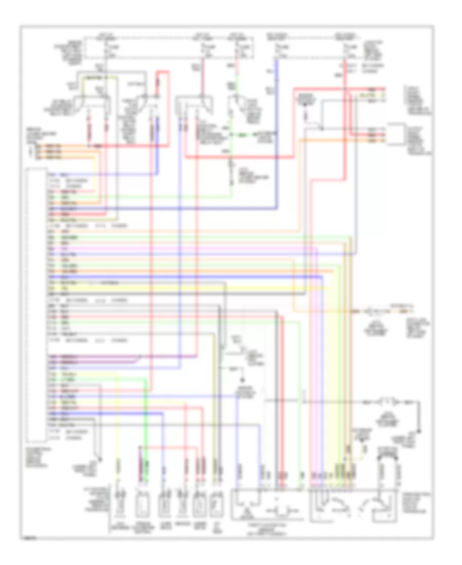 2 4L A T Wiring Diagram for Mitsubishi Lancer Ralliart 2004