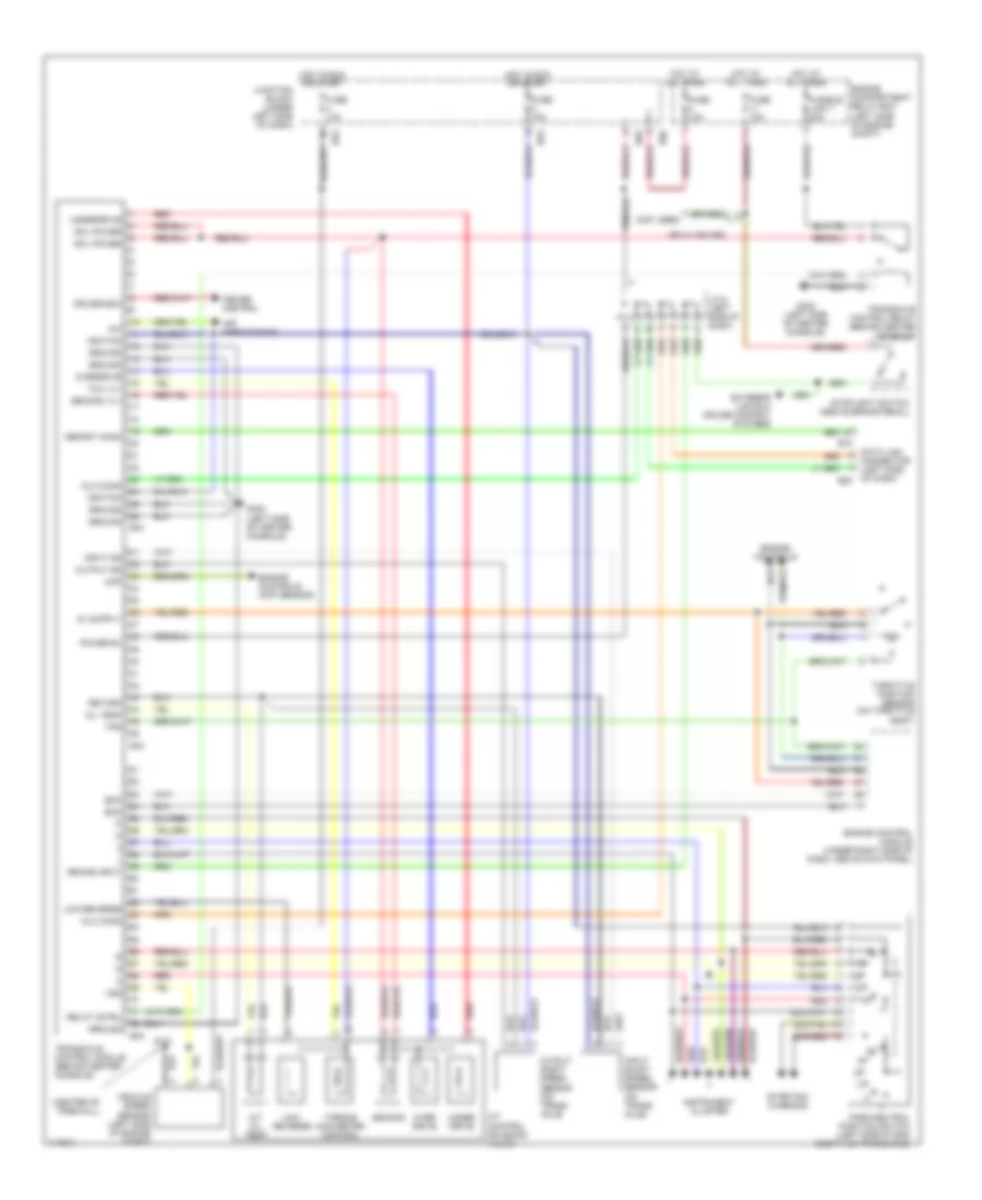 A T Wiring Diagram for Mitsubishi Mirage LS 1997