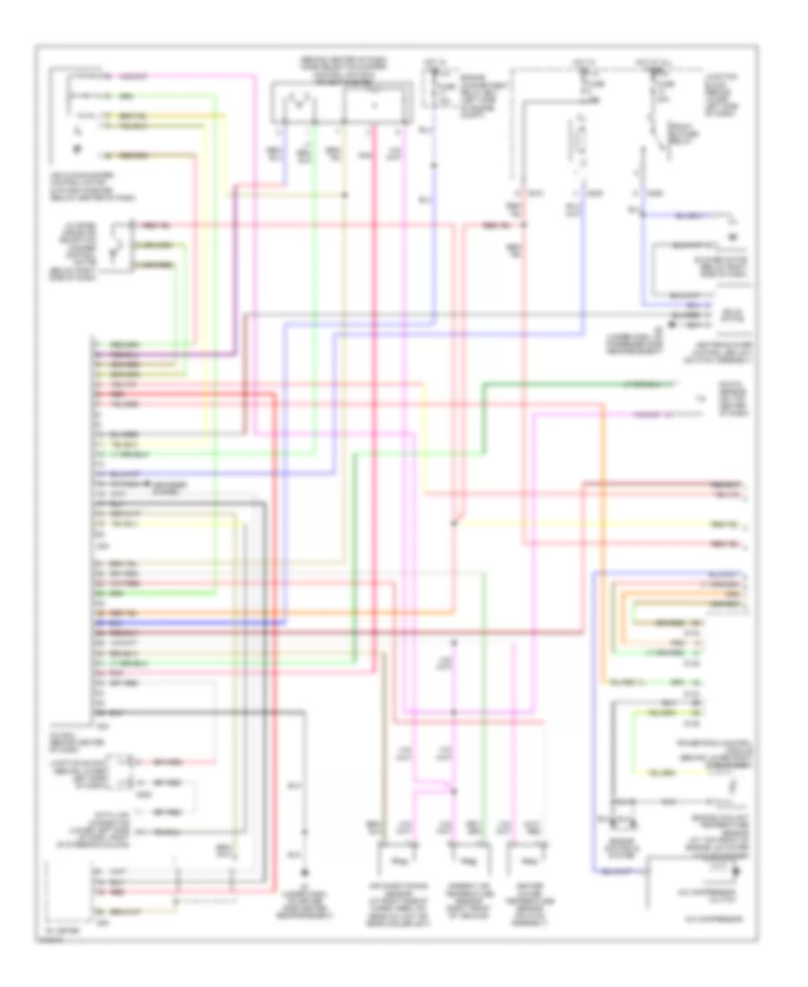 Automatic A C Wiring Diagram with Rear A C 1 of 2 for Mitsubishi Montero Limited 2005