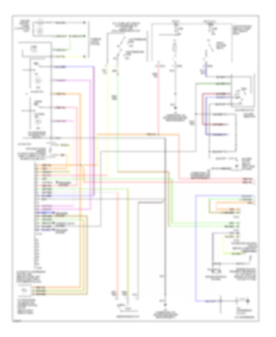 Manual A C Wiring Diagram Dual A C Wiring Diagram with Rear A C 1 of 2 for Mitsubishi Montero Limited 2005