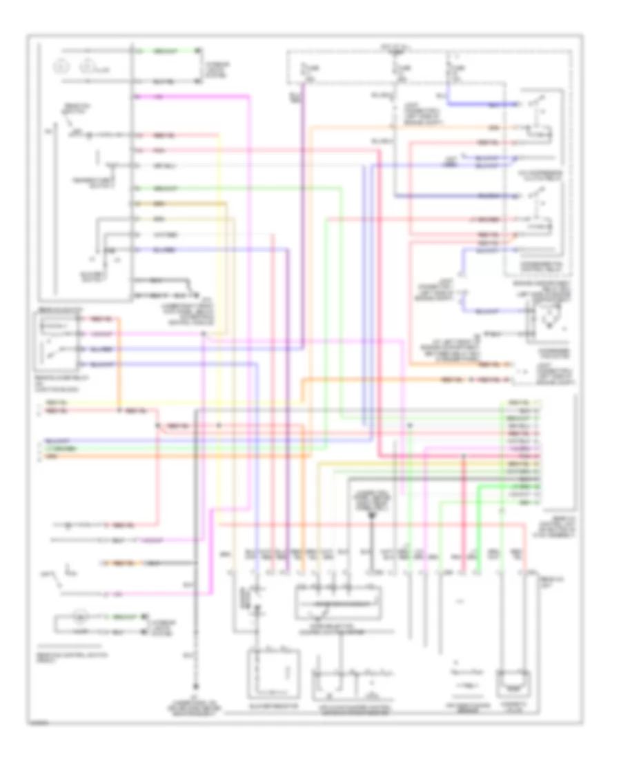 Manual A C Wiring Diagram Dual A C Wiring Diagram with Rear A C 2 of 2 for Mitsubishi Montero Limited 2005