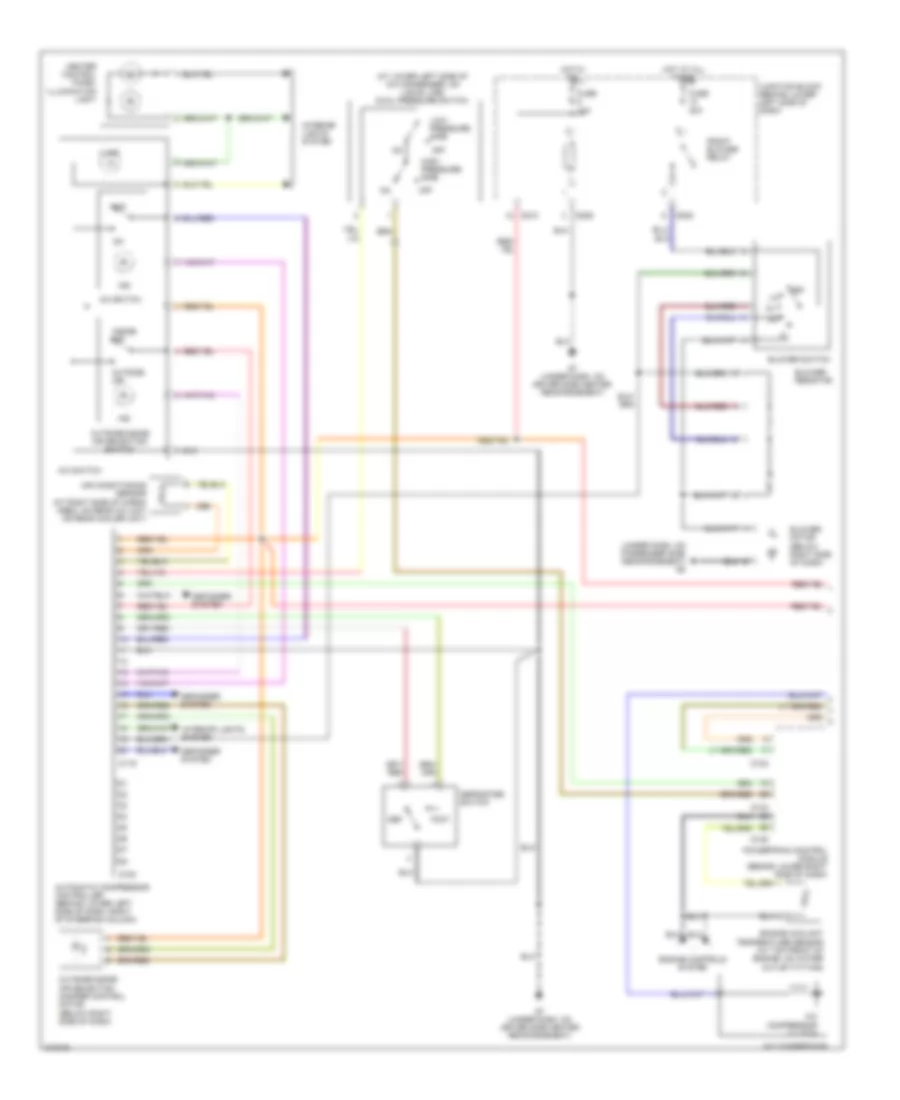 Manual AC Wiring Diagram, Dual AC Wiring Diagram with Rear Cooler (1 of 2) for Mitsubishi Montero Limited 2005