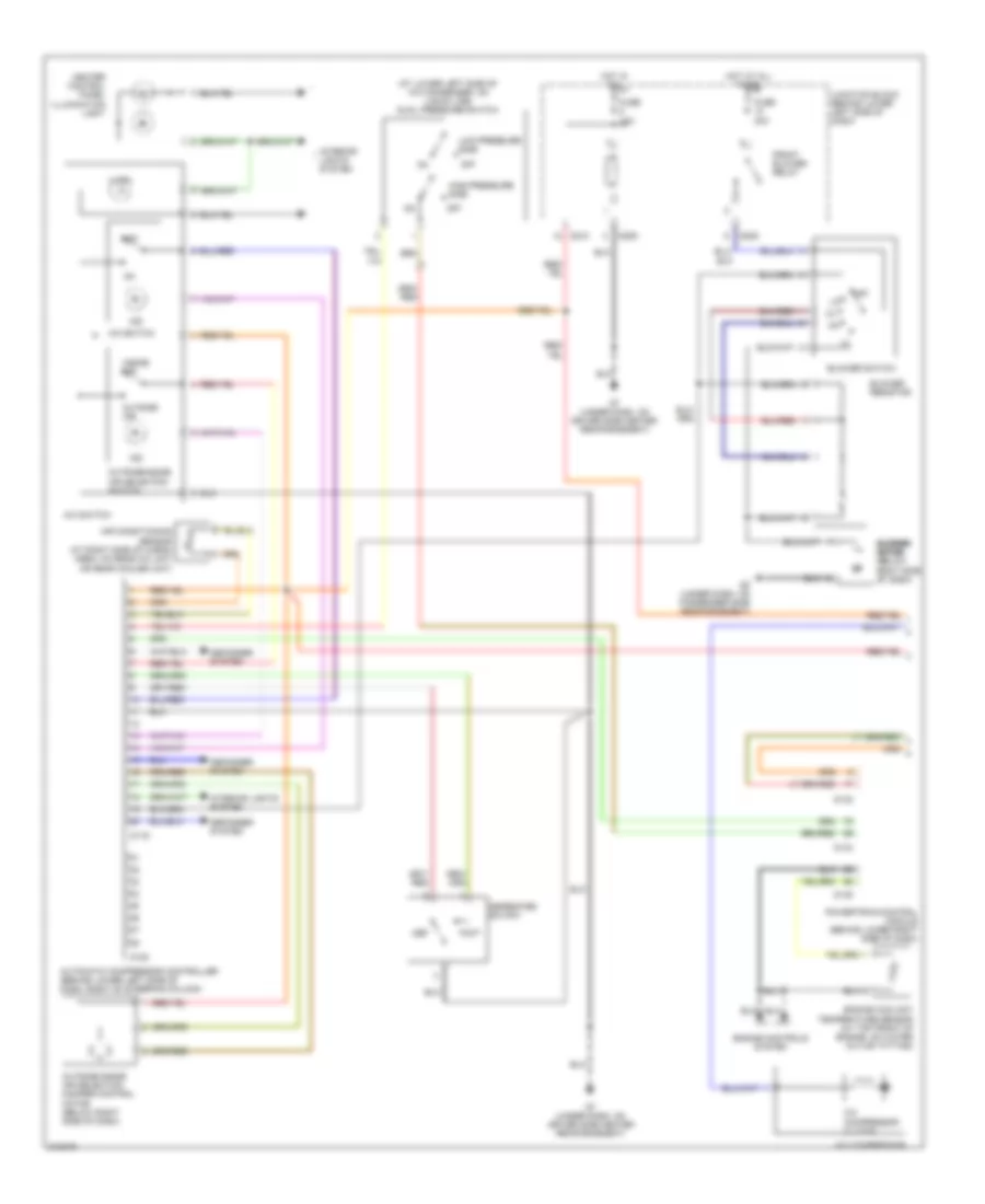 Manual AC Wiring Diagram, Dual AC Wiring Diagram with Rear Heater (1 of 2) for Mitsubishi Montero Limited 2005