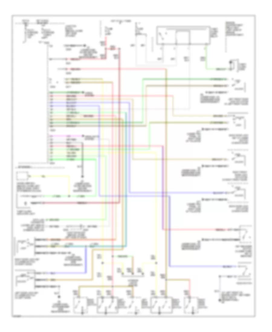 Forced Entry Wiring Diagram for Mitsubishi Montero Limited 2005