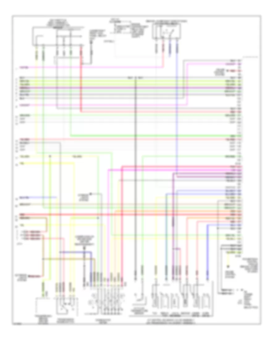 3.8L, Engine Performance Wiring Diagram (5 of 5) for Mitsubishi Montero Limited 2005