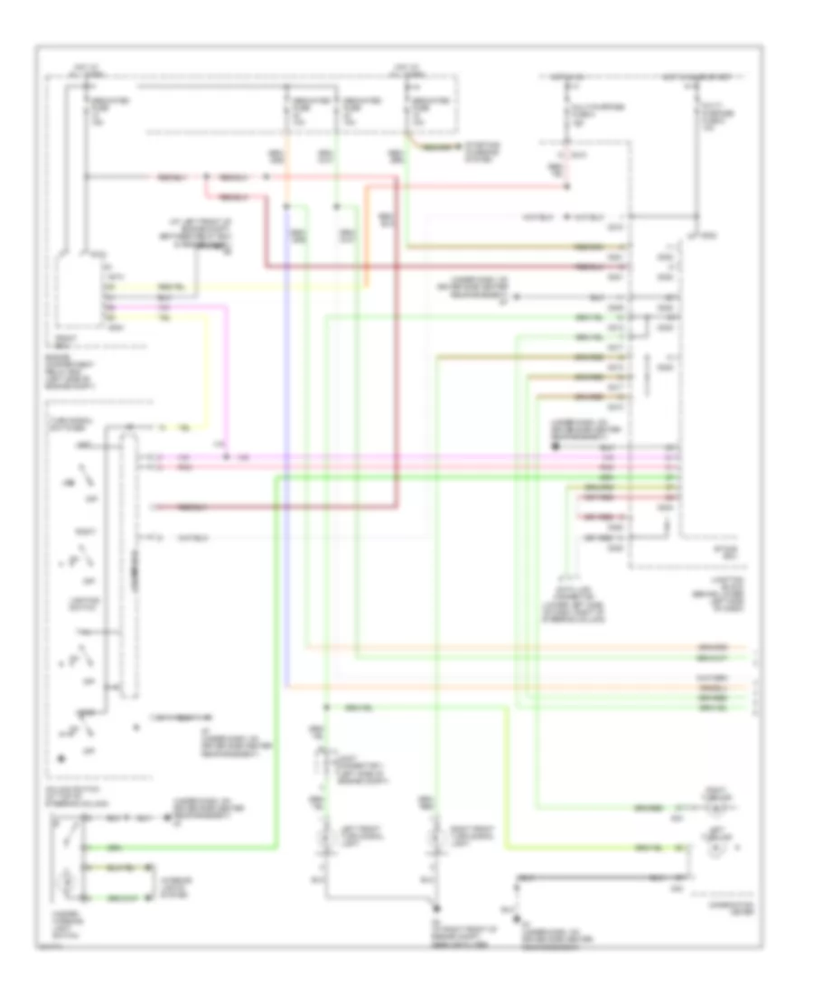 Exterior Lamps Wiring Diagram (1 of 2) for Mitsubishi Montero Limited 2005