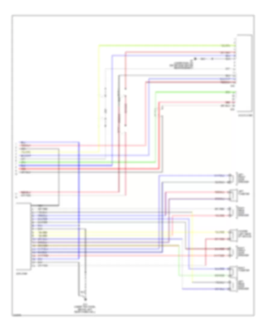 Video System Wiring Diagram (2 of 2) for Mitsubishi Montero Limited 2005