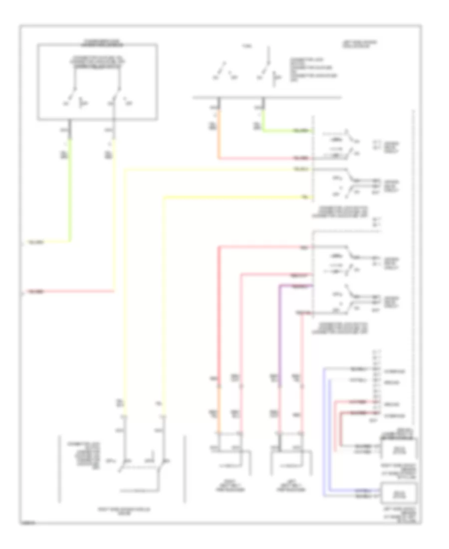 Supplemental Restraints Wiring Diagram (2 of 2) for Mitsubishi Montero Limited 2005