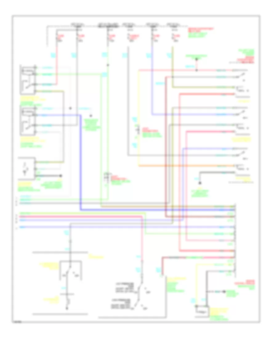 Manual A C Wiring Diagram Evolution 2 of 2 for Mitsubishi Lancer Sportback LS 2004