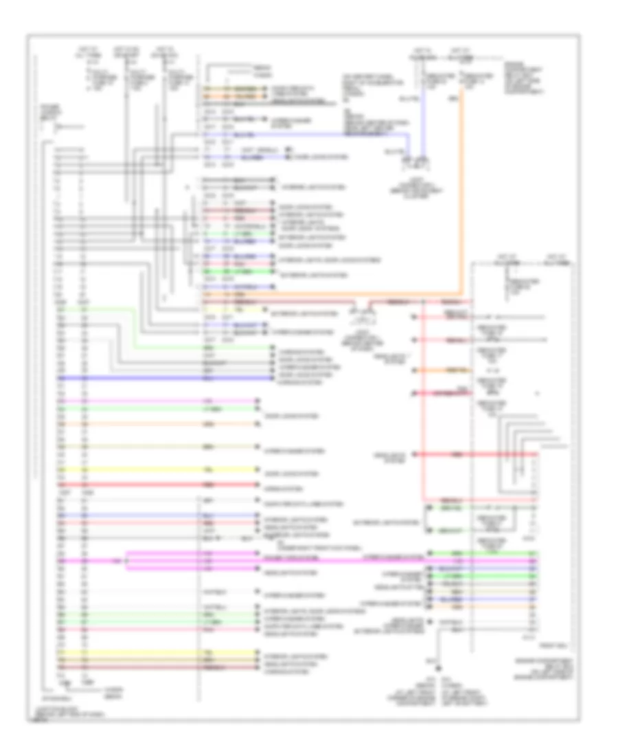 Body Control Modules Wiring Diagram Except Evolution for Mitsubishi Lancer Sportback LS 2004