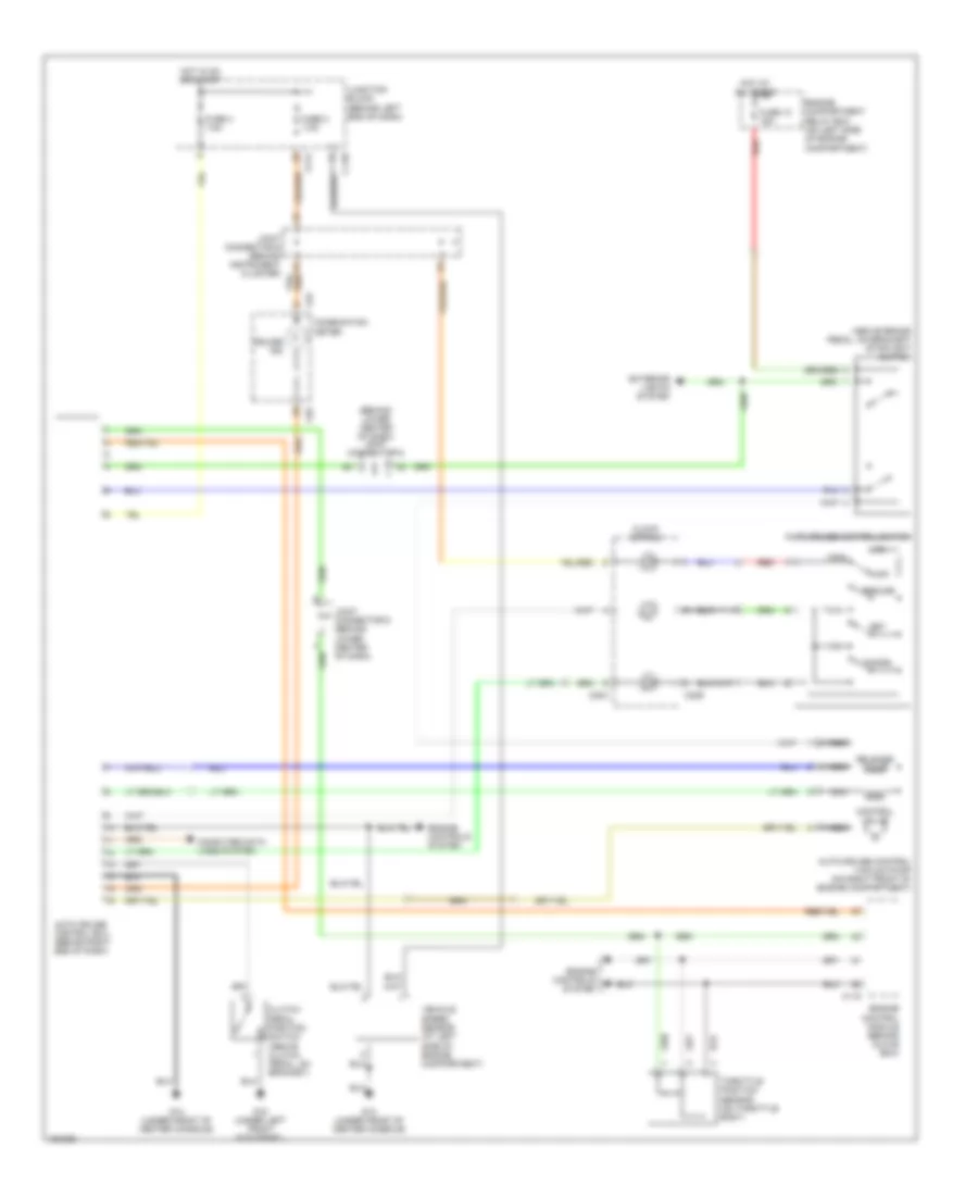 2.0L, Cruise Control Wiring Diagram, MT for Mitsubishi Lancer Sportback LS 2004