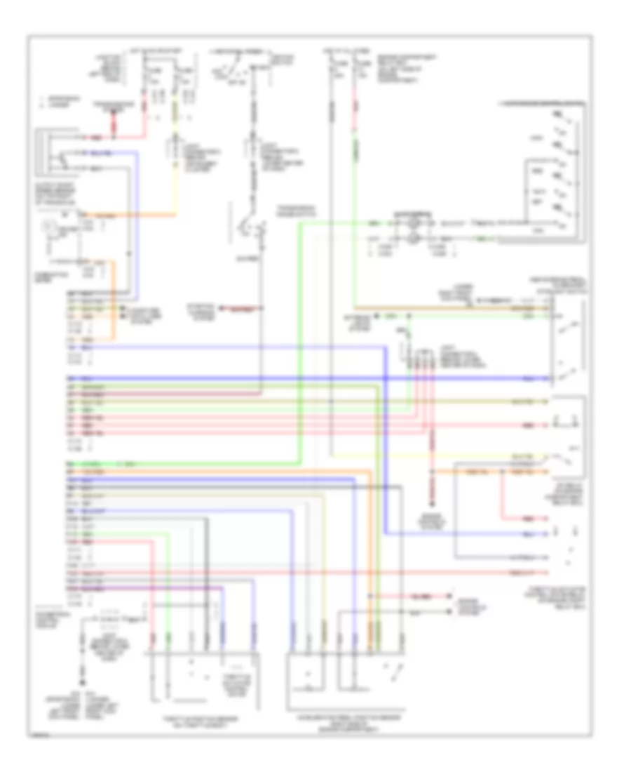 2.4L, Cruise Control Wiring Diagram, AT for Mitsubishi Lancer Sportback LS 2004