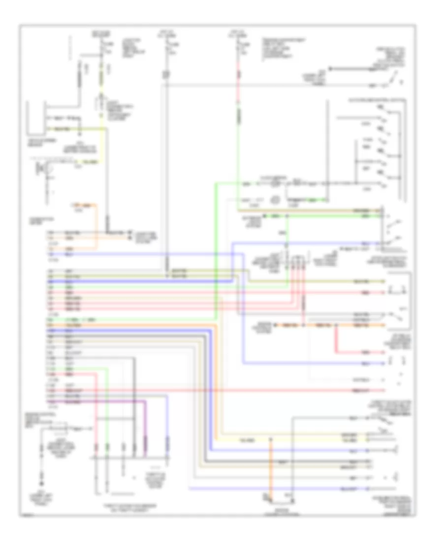 2.4L, Cruise Control Wiring Diagram, MT for Mitsubishi Lancer Sportback LS 2004