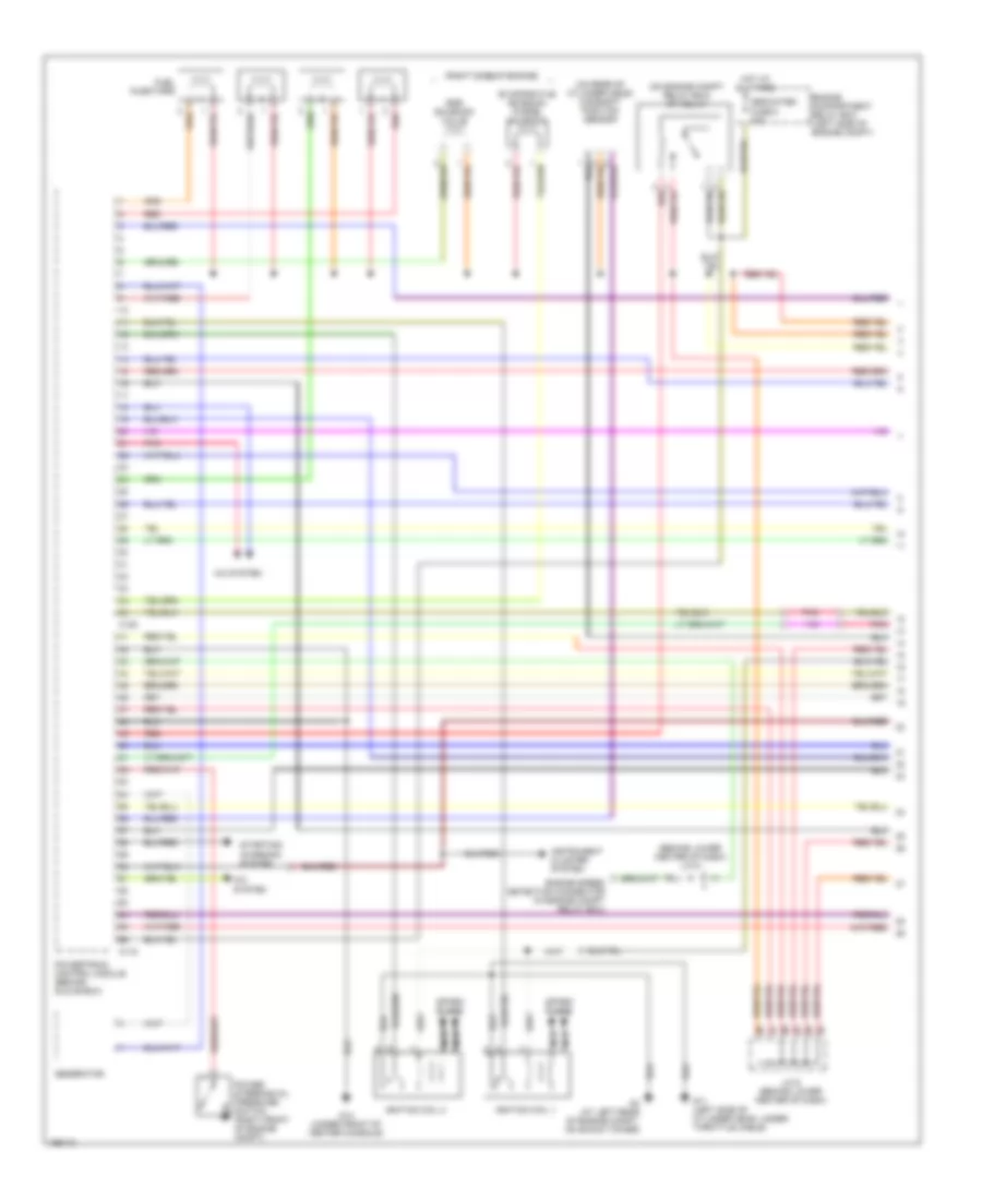 2 0L Engine Performance Wiring Diagram with A T 1 of 3 for Mitsubishi Lancer Sportback LS 2004