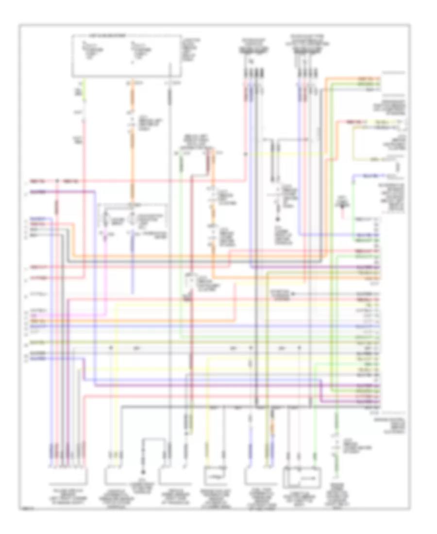 2.0L Turbo, Engine Performance Wiring Diagram (3 of 3) for Mitsubishi Lancer Sportback LS 2004