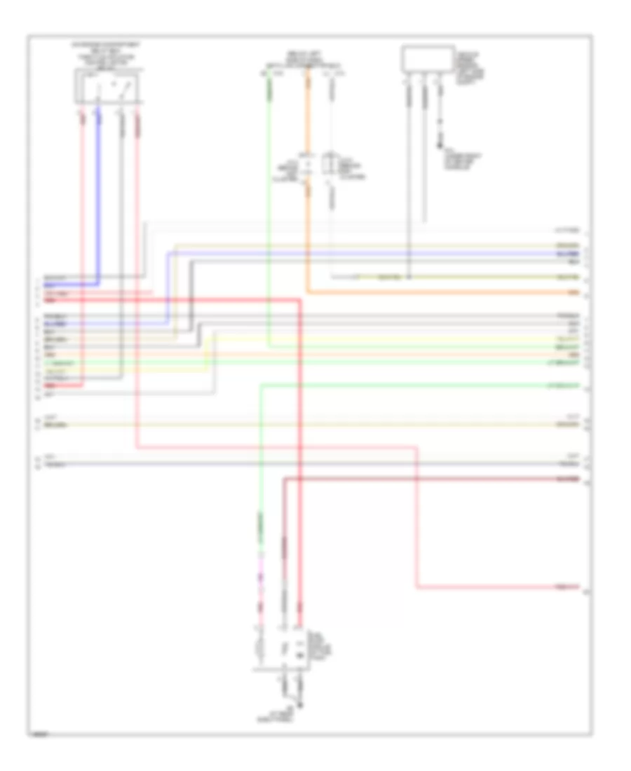 2.4L, Engine Performance Wiring Diagram, with MT (3 of 4) for Mitsubishi Lancer Sportback LS 2004