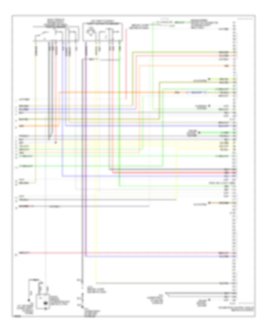 2.4L, Engine Performance Wiring Diagram, with MT (4 of 4) for Mitsubishi Lancer Sportback LS 2004