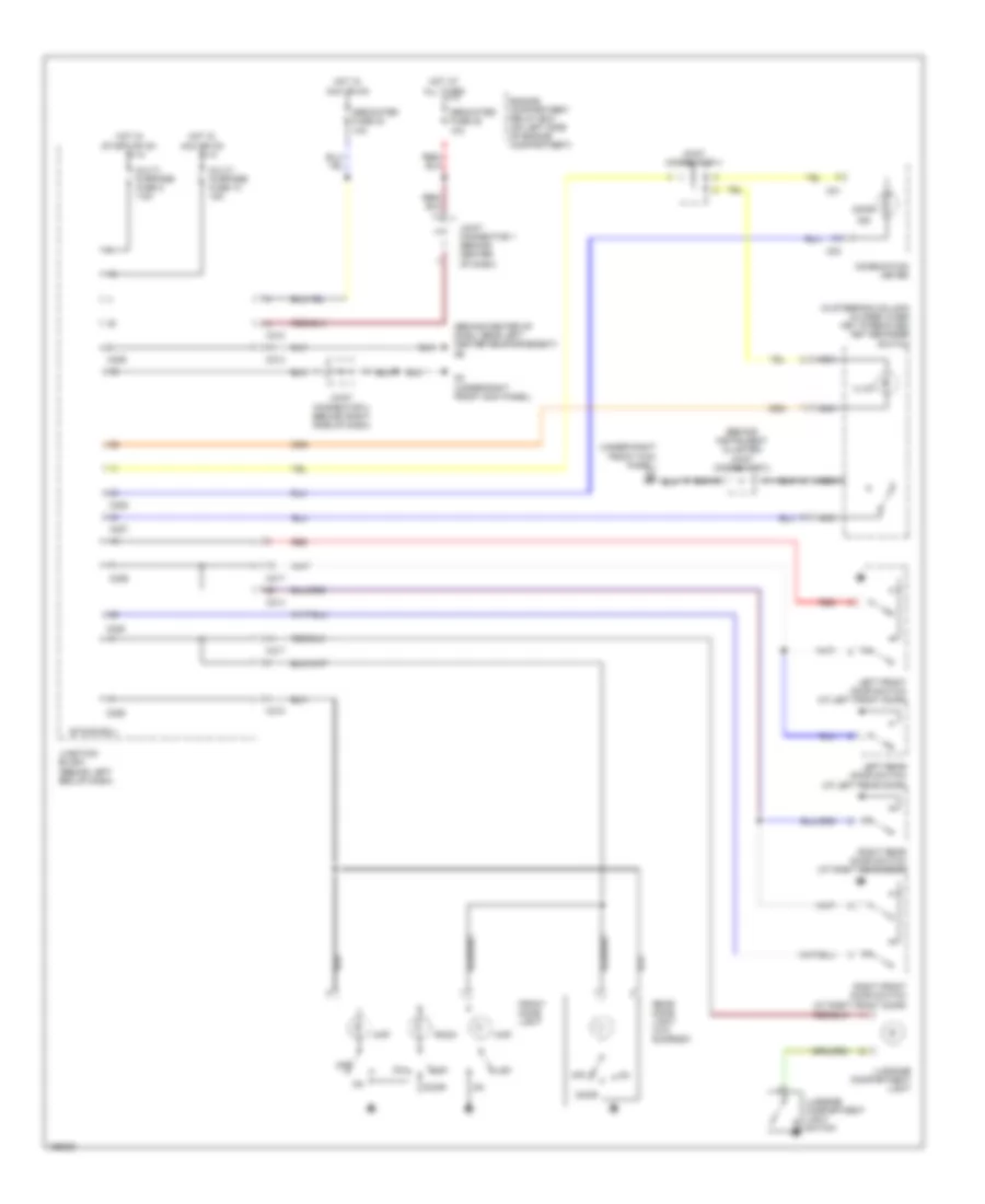 Courtesy Lamps Wiring Diagram Evolution for Mitsubishi Lancer Sportback LS 2004