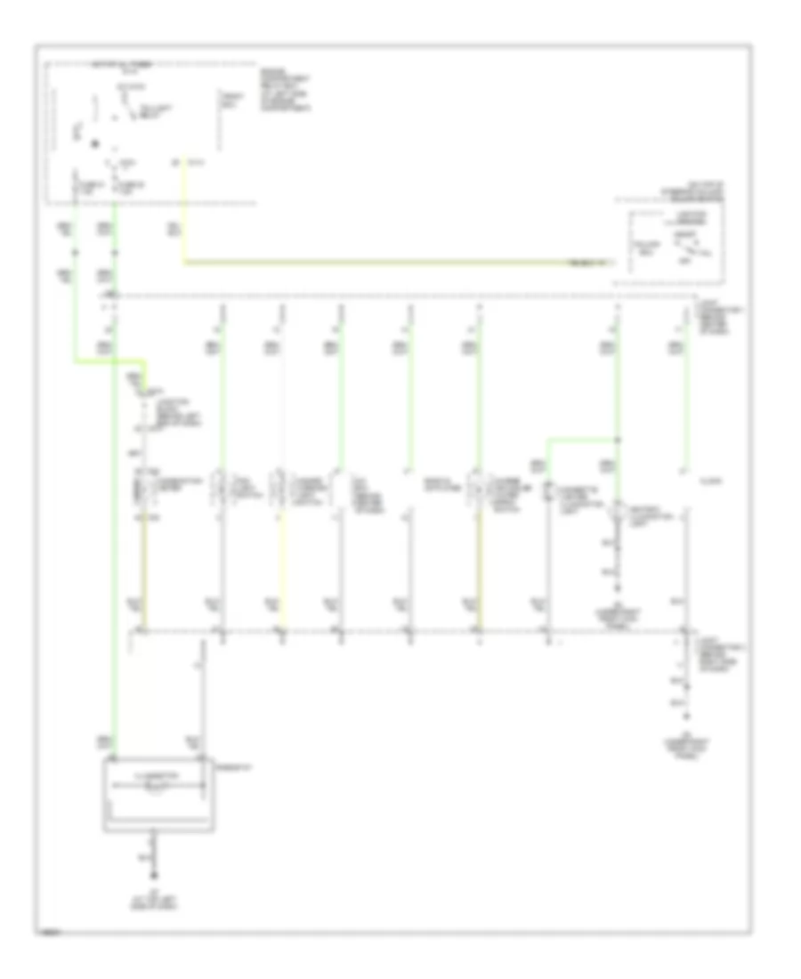 Instrument Illumination Wiring Diagram Evolution for Mitsubishi Lancer Sportback LS 2004