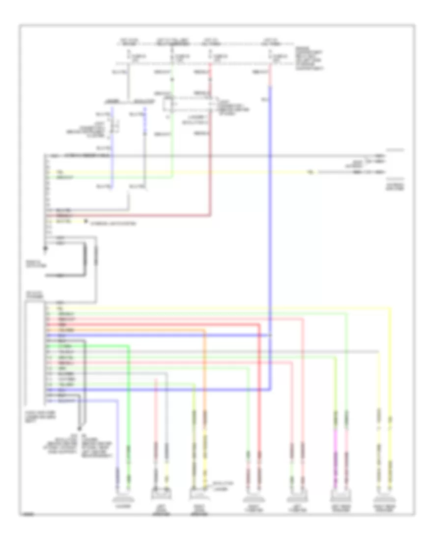 7-Speaker System Wiring Diagram for Mitsubishi Lancer Sportback LS 2004