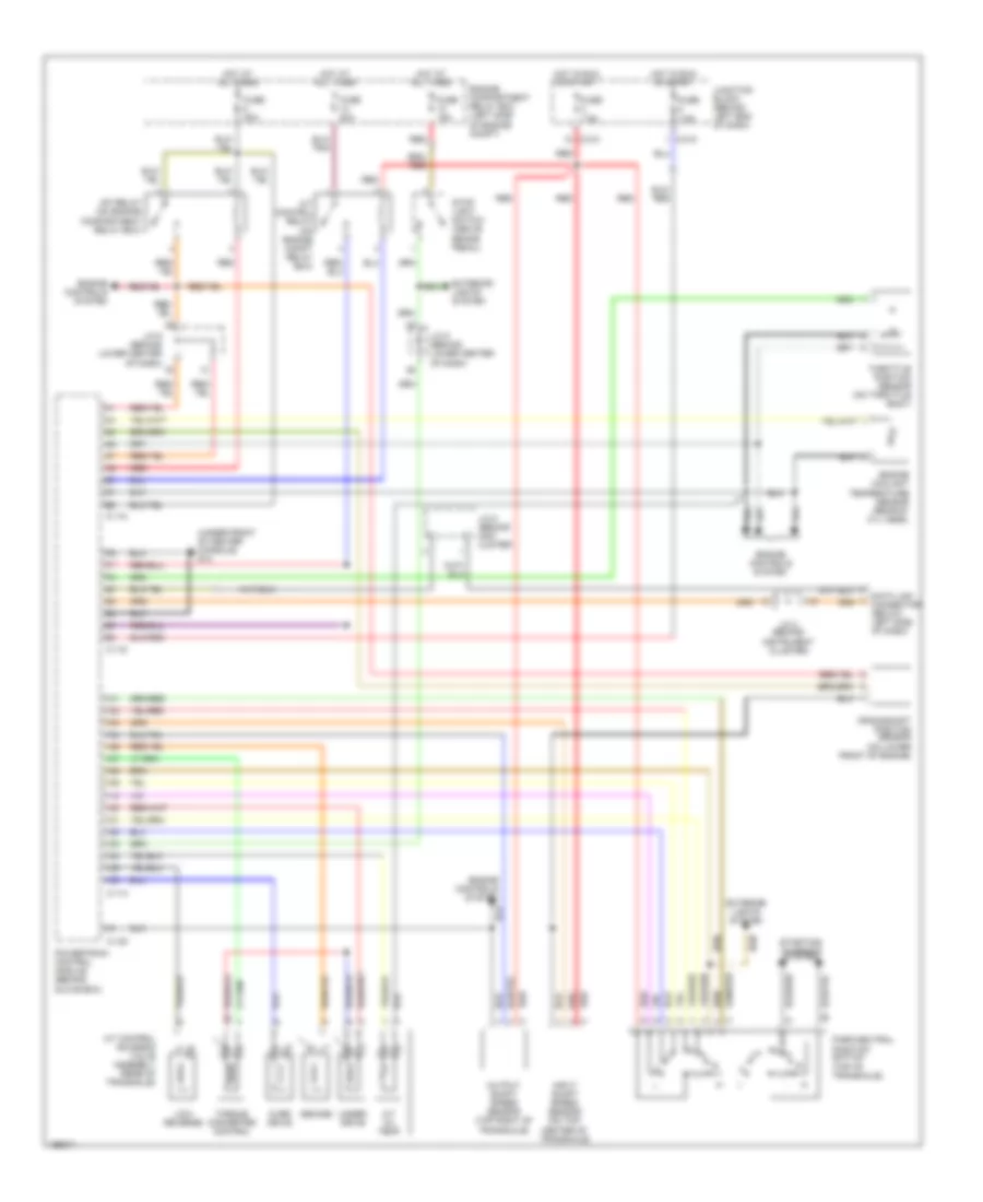 2 0L A T Wiring Diagram for Mitsubishi Lancer Sportback LS 2004