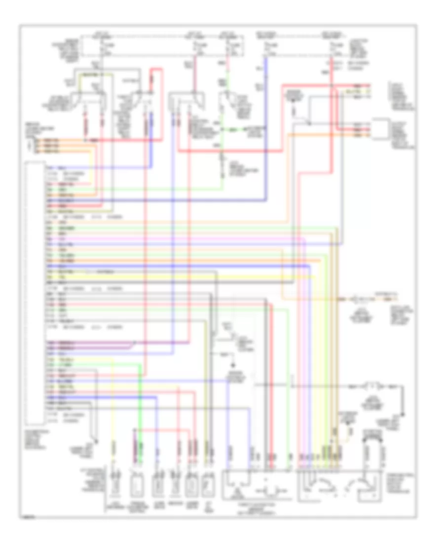 2 4L A T Wiring Diagram for Mitsubishi Lancer Sportback LS 2004