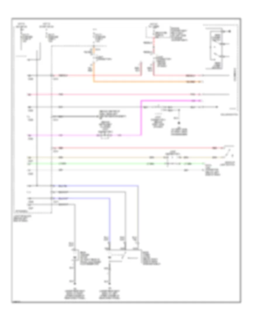 Rear Wiper Washer Wiring Diagram Evolution for Mitsubishi Lancer Sportback LS 2004