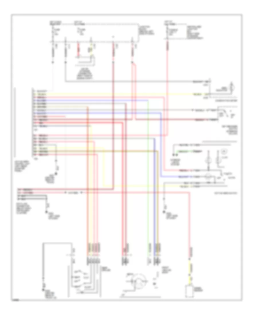 Active Aerodynamic Wiring Diagram for Mitsubishi 3000GT VR-4 1996