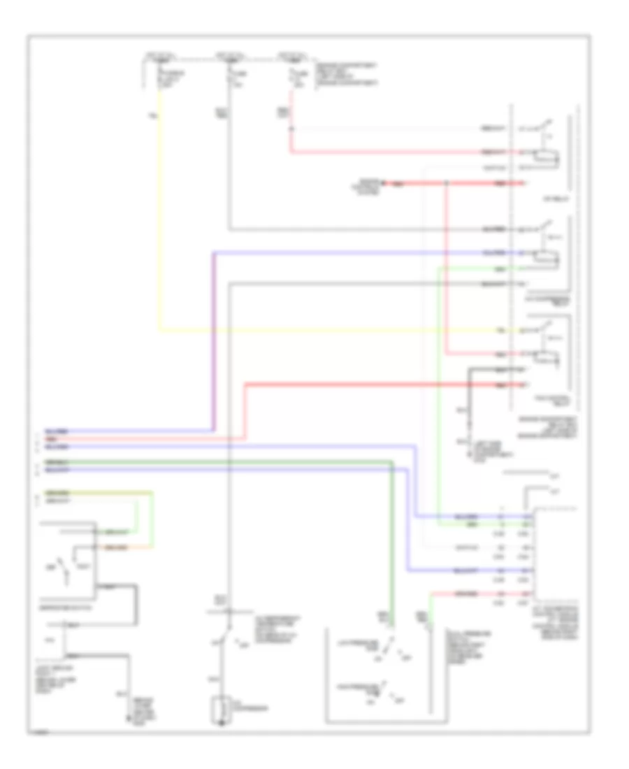 2 4L Manual A C Wiring Diagram 2 of 2 for Mitsubishi Eclipse GS 2001