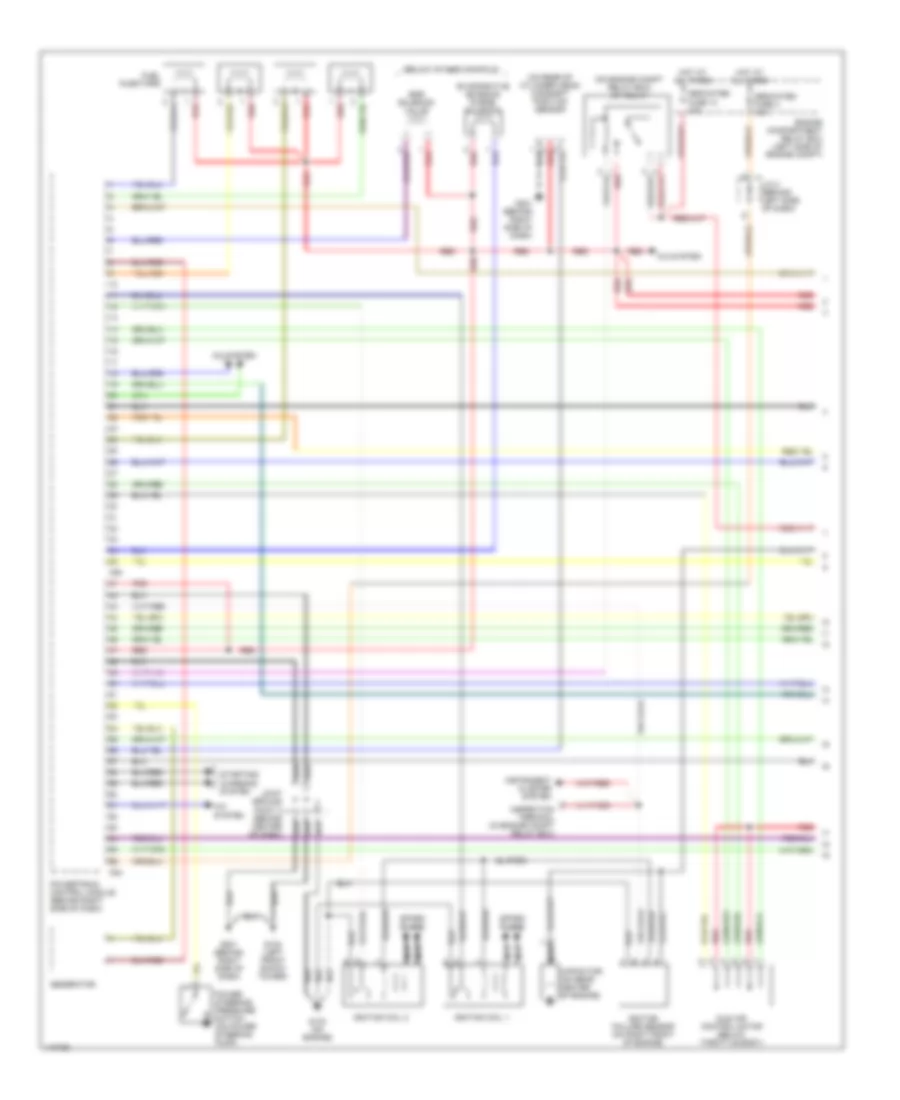 2 4L Engine Performance Wiring Diagram with Sportronic 1 of 4 for Mitsubishi Eclipse GS 2001