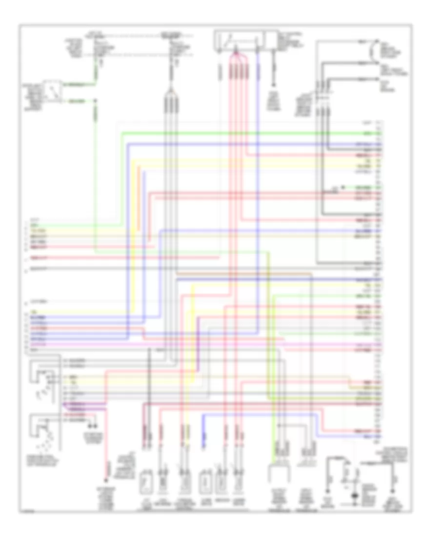 2 4L Engine Performance Wiring Diagram without Sportronic 3 of 3 for Mitsubishi Eclipse GS 2001