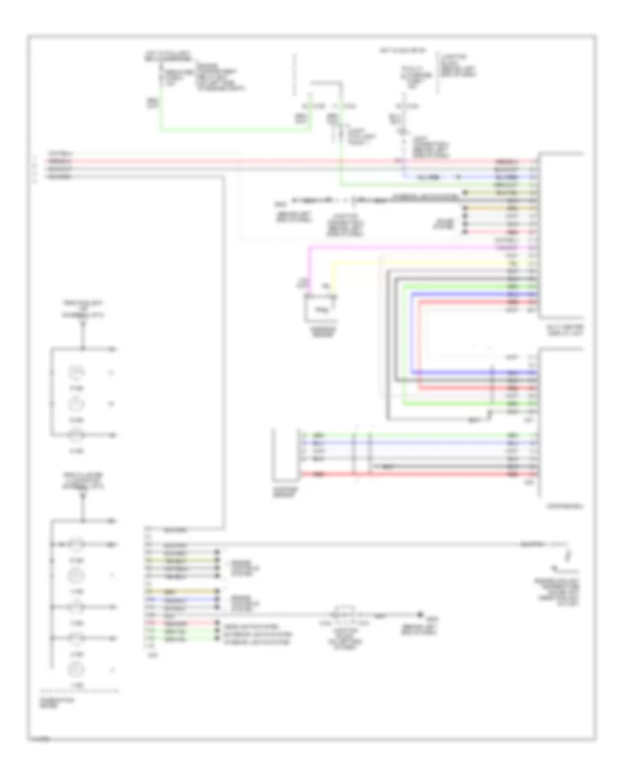 Instrument Cluster Wiring Diagram 2 of 2 for Mitsubishi Eclipse GS 2001