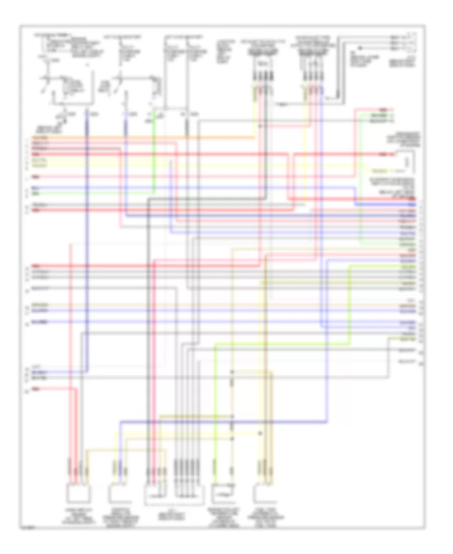 2.4L, Engine Performance Wiring Diagram (2 of 5) for Mitsubishi Outlander Limited 2005