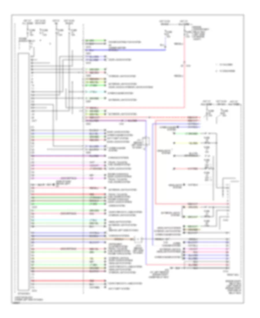 Body Control Modules Wiring Diagram for Mitsubishi Eclipse GT 2010