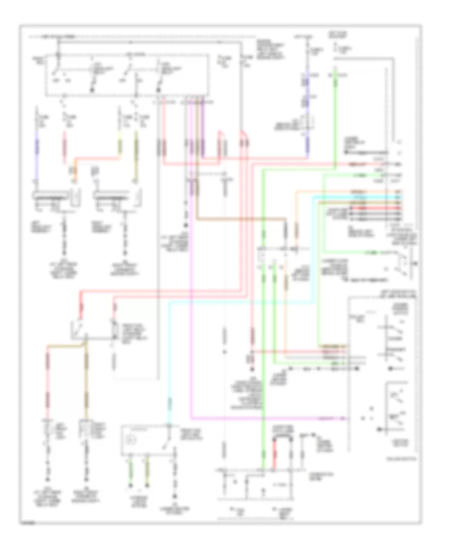 Headlights Wiring Diagram with High Intensity Discharge for Mitsubishi Eclipse GT 2010