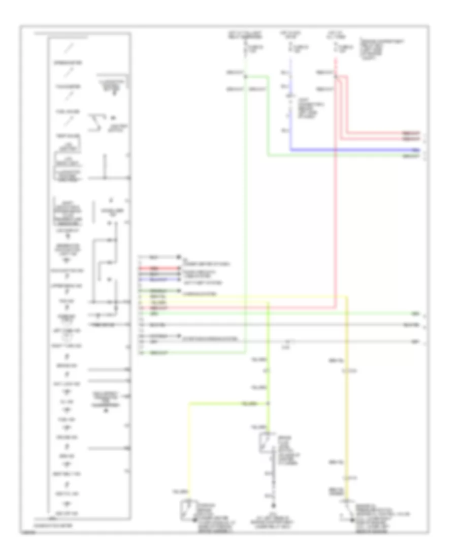 Instrument Cluster Wiring Diagram 1 of 2 for Mitsubishi Eclipse GT 2010