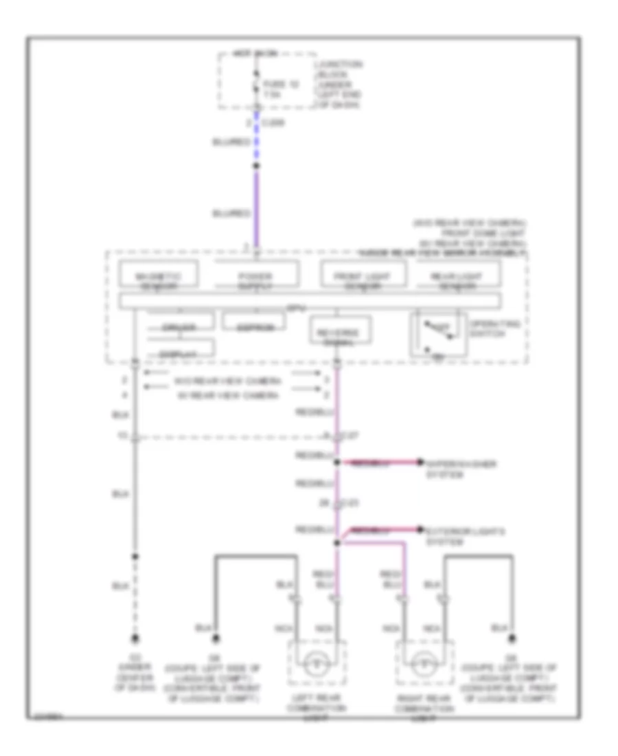 Automatic Day Night Mirror Wiring Diagram for Mitsubishi Eclipse GT 2010