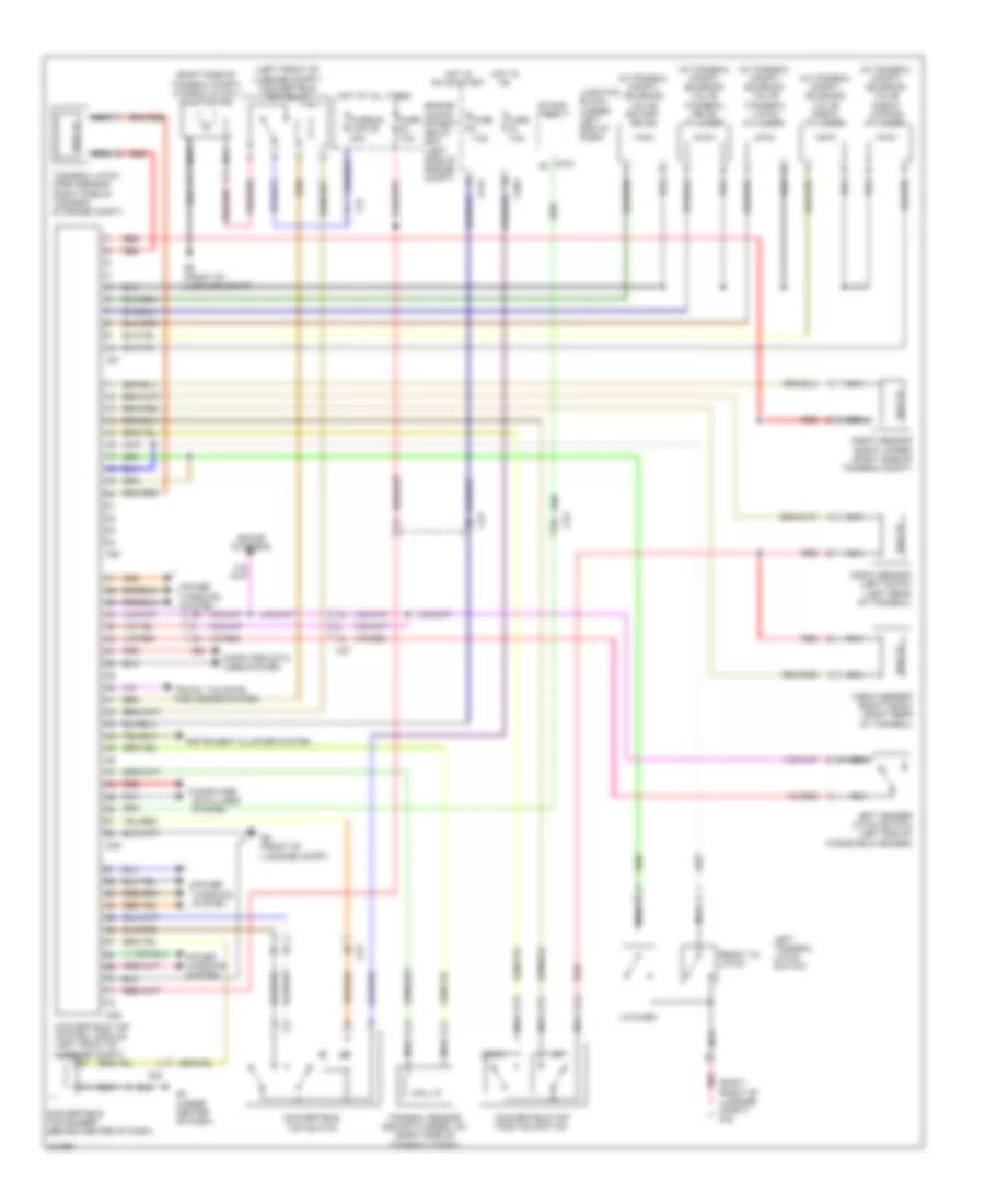 Convertible Top Wiring Diagram for Mitsubishi Eclipse GT 2010