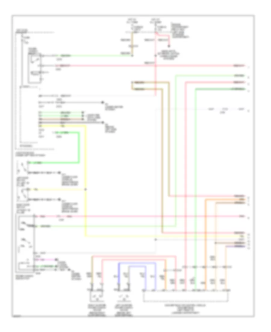 Power Windows Wiring Diagram 1 of 2 for Mitsubishi Eclipse GT 2010