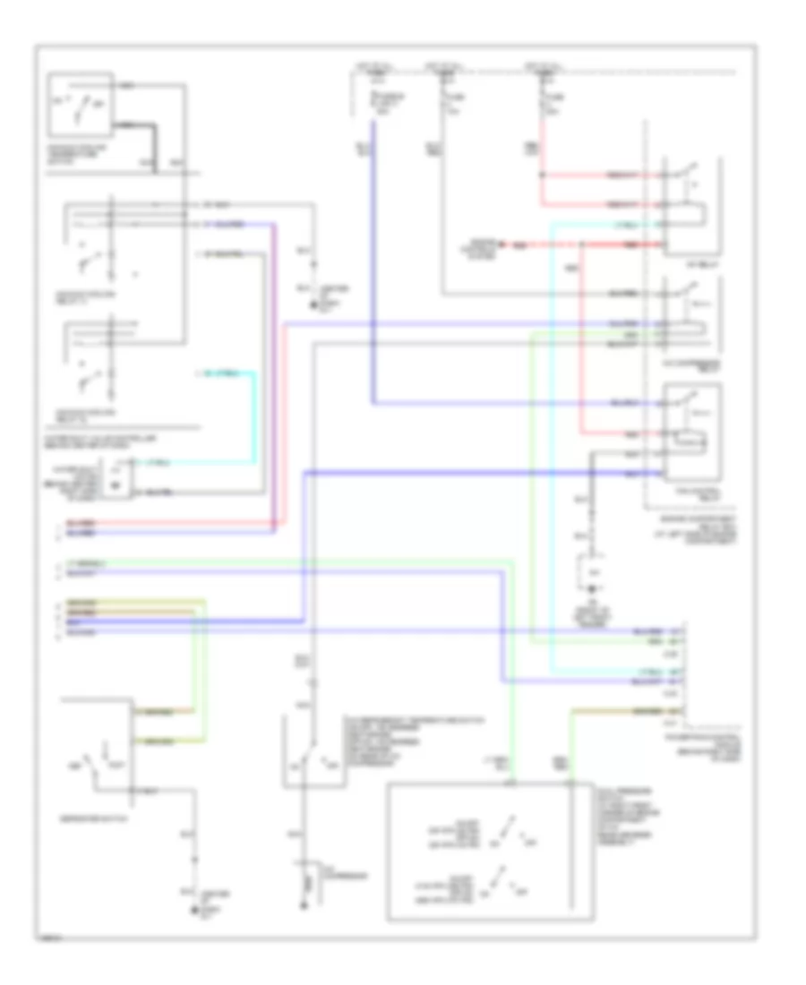 2 4L Manual A C Wiring Diagram 2 of 2 for Mitsubishi Galant ES 2002