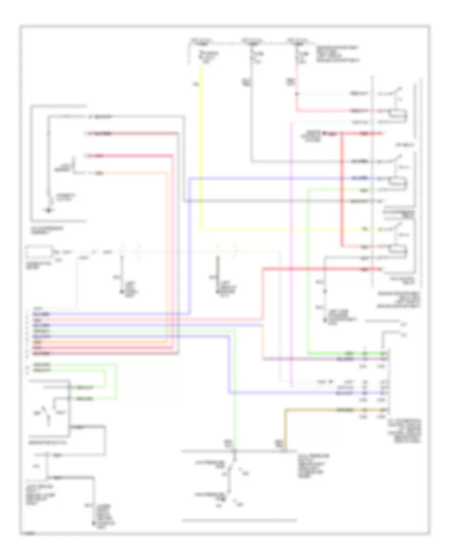 3.0L, Manual AC Wiring Diagram (2 of 2) for Mitsubishi Eclipse GT 2001