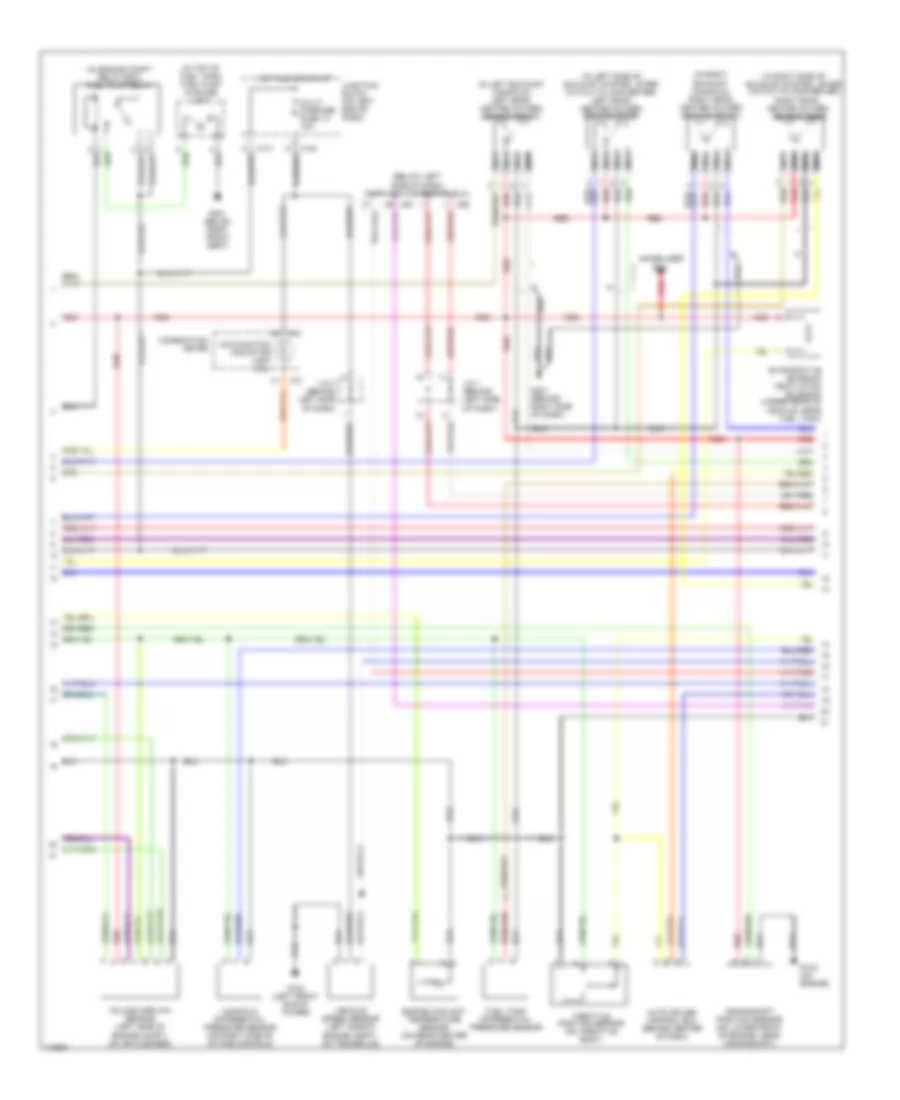 3.0L, Engine Performance Wiring Diagram, with Sportronic (2 of 4) for Mitsubishi Eclipse GT 2001