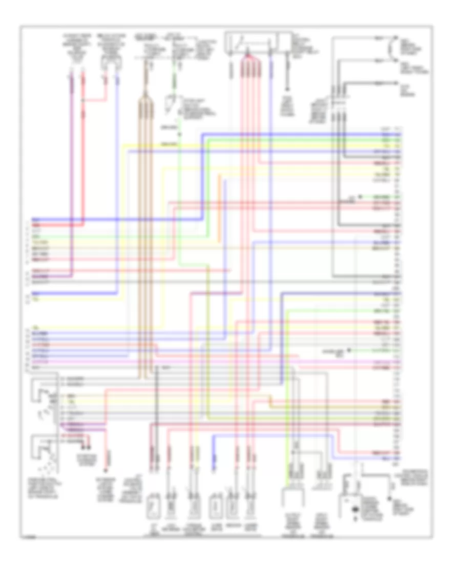 3.0L, Engine Performance Wiring Diagram, without Sportronic (3 of 3) for Mitsubishi Eclipse GT 2001