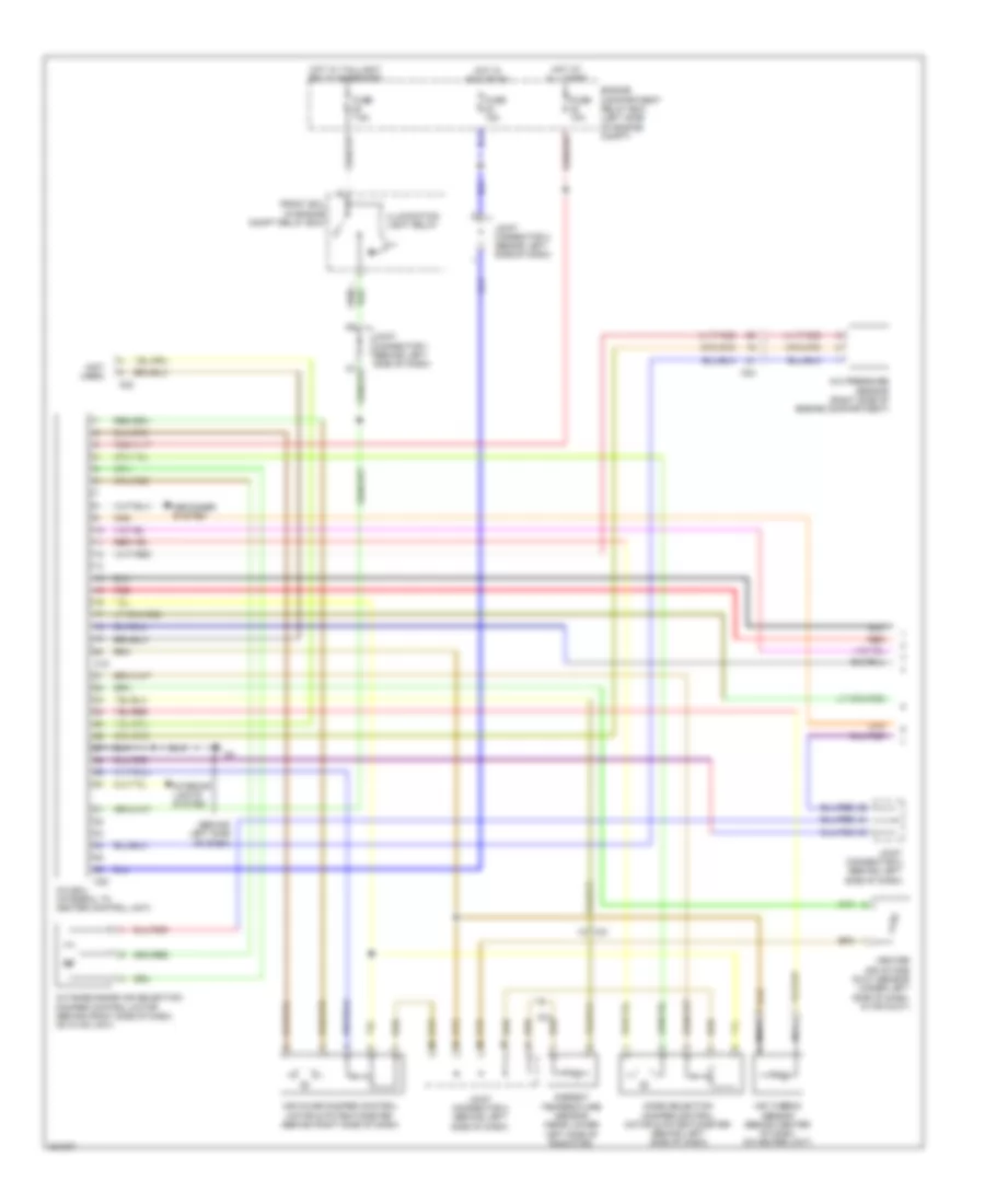 Automatic A C Wiring Diagram 1 of 2 for Mitsubishi Eclipse Spyder GT 2010