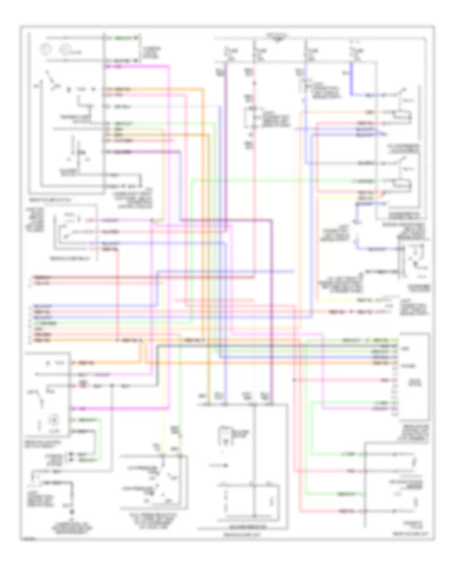 Automatic A C Wiring Diagram with Rear Cooler 2 of 2 for Mitsubishi Montero Limited 2004