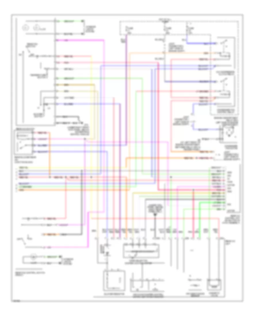 Manual A C Wiring Diagram Dual A C Wiring Diagram with Rear A C 2 of 2 for Mitsubishi Montero Limited 2004