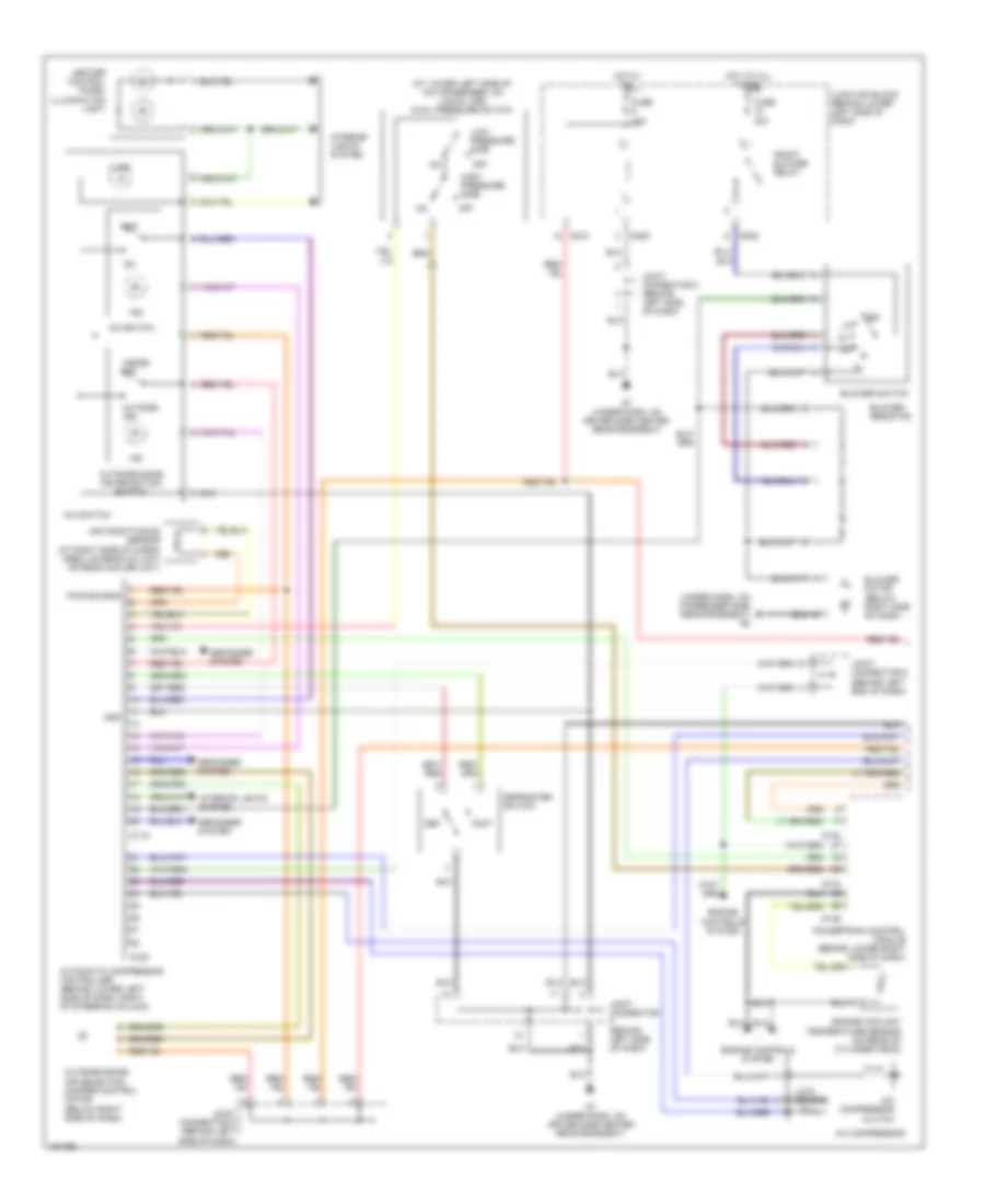 Manual A C Wiring Diagram Dual A C Wiring Diagram with Rear Cooler 1 of 2 for Mitsubishi Montero Limited 2004